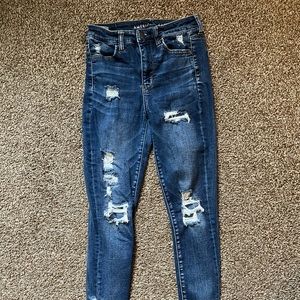 American Eagle super high rise jeggings